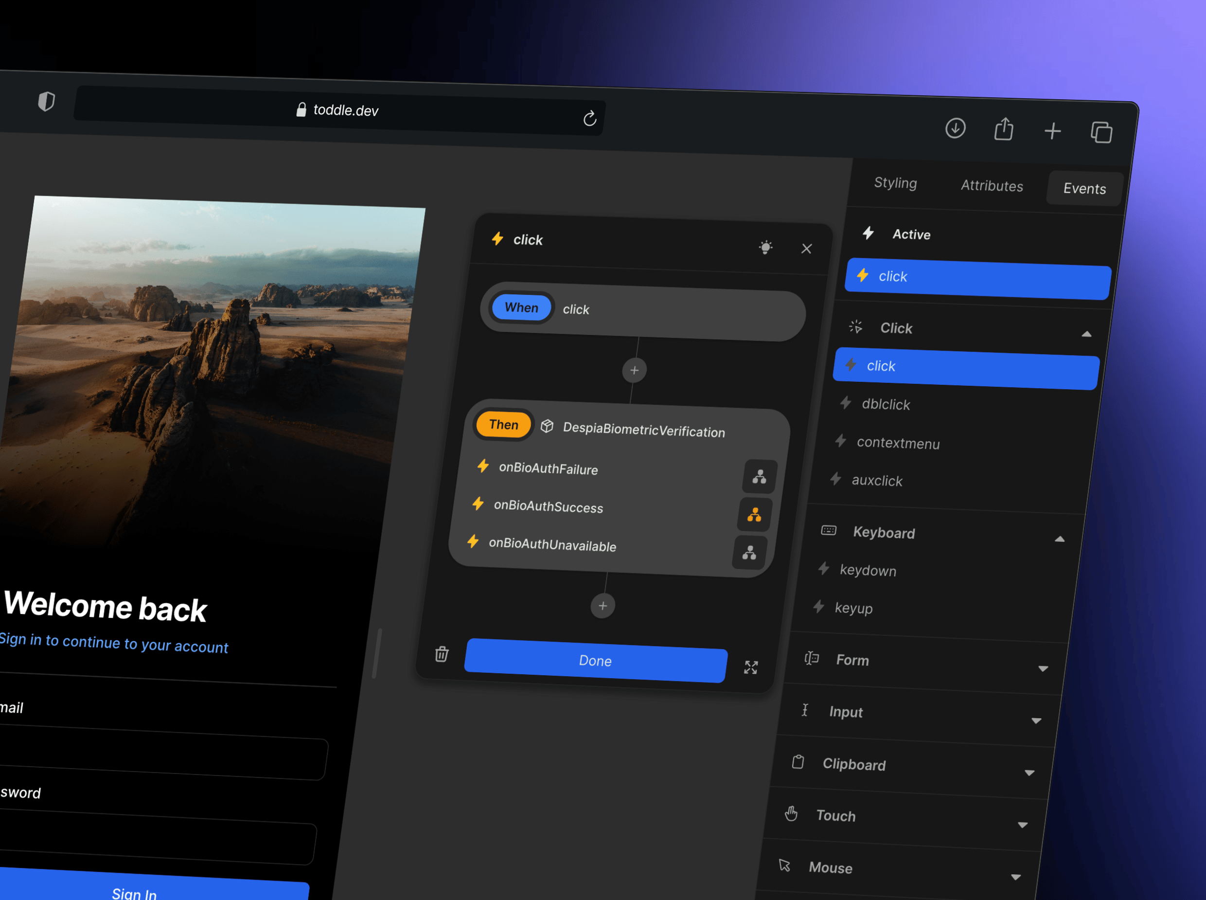 Despia Web App Editor